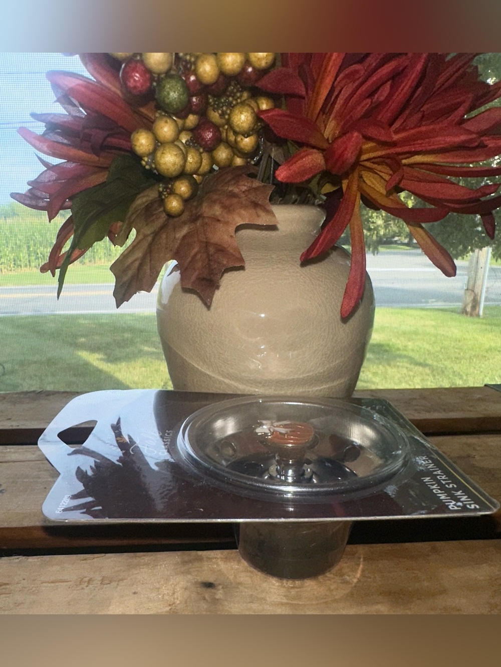 Pumpkin Metal Sink Strainer ~ New - Picture 4 of 5